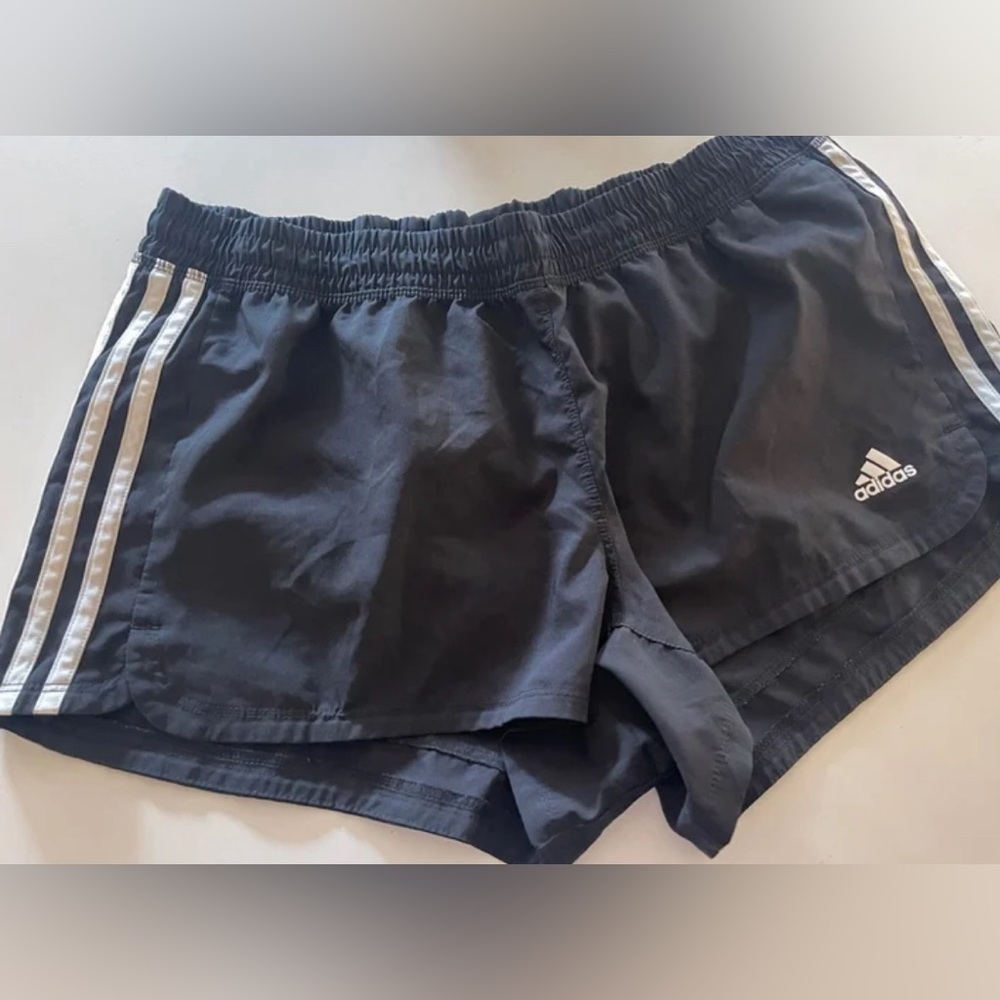 Adidas Women Clmalite 3-Stripes Shorts Sz Lrg